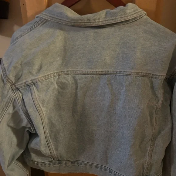 Vintage Moda International, Victoria's Secret Denim Jean Jacket Coat Cropped - Picture 3 of 4